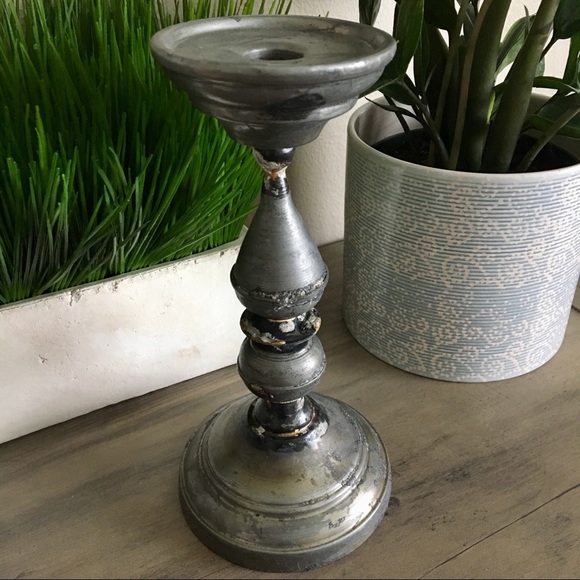 🆕 Galvanized Iron Candlestick Holder - Picture 5 of 5